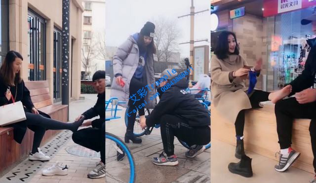 极品骚男到处忽悠会足疗 摸脚无数