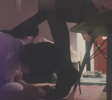 【桃子老师】黑丝高跟恋足调 bf17133