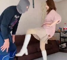 【麋鹿银儿】素人跆拳道女神重度踢 bf20735