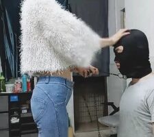 【美娜格格】御姐范帆布鞋白袜辱狗 bf22997