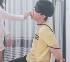 【桃子老师】捆绑哥哥袜子塞嘴虐/胯下辱 bf22605