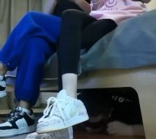 【文文文】双素人S-运动鞋踩虐/转胯/棉袜舔闻【双视角版】 bf28806