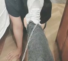 【姜果果】小白鞋原味白袜闻舔 bf31634