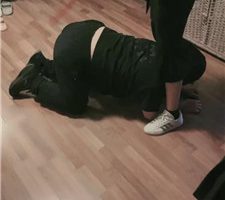 【茹芸】双S-小白鞋棉袜踩踏/楼道公开处刑【双视角版】 bf40767