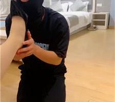 【粉桃桃】高跟肉丝脚挑逗发骚奴 JS240517-23