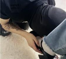 【沐沐大大】鞭打/白袜脚踩虐家奴 JS241020-10