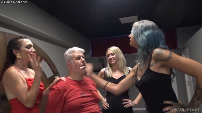 《耳光天使》Scarlet女神带着她的太妹闺蜜们把老贱狗狗头打成猪头bf17719