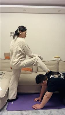 【埋汰】骑马胯下辱/玉足踩虐 JS250124-11