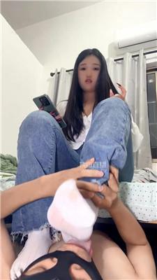 【鹿允儿】牛仔裤白袜深喉专场 JS251202-15