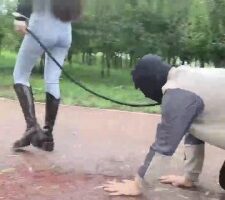 【霁月S&辰辰S】户外捆绑鞭打贱狗（双视角） bf17969