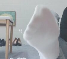 【灵竹】迷恋小白鞋棉袜的狗 bf21945