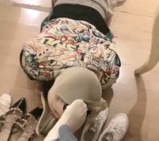 【香芋朱朱】人体刷鞋器/喝丝袜奶茶/踩踏 bf29640