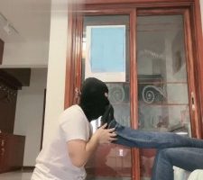 【不期而遇】丝袜强制窒息/保鲜膜/内裤丝袜套头/圣水 JS231009