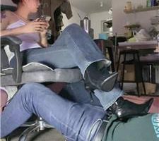 【冰诺】高跟短靴/裸足全体重踩狗 bf39292