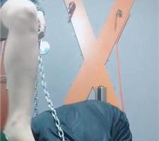 【东营天香百合】跪舔高跟/铁链拴狗/吃口水/嘴叼鞋 JS240402-4