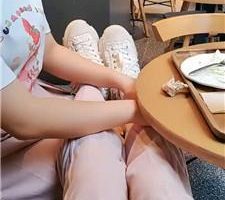 【暴力美学】户外按脚/室内双S舔脏鞋/奶狗原味棉袜裸足 bf40115