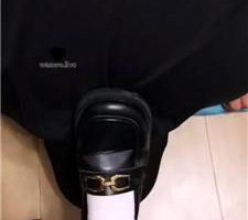 【上海汤圆】皮鞋白袜踩虐贱奴 JS240703-8