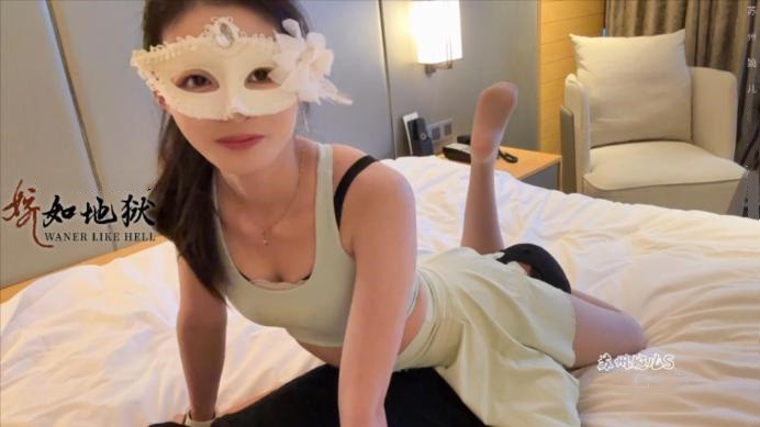 【婉儿】肉丝腿绞关节技拳击爆虐粉丝到求饶 ACYC-4519